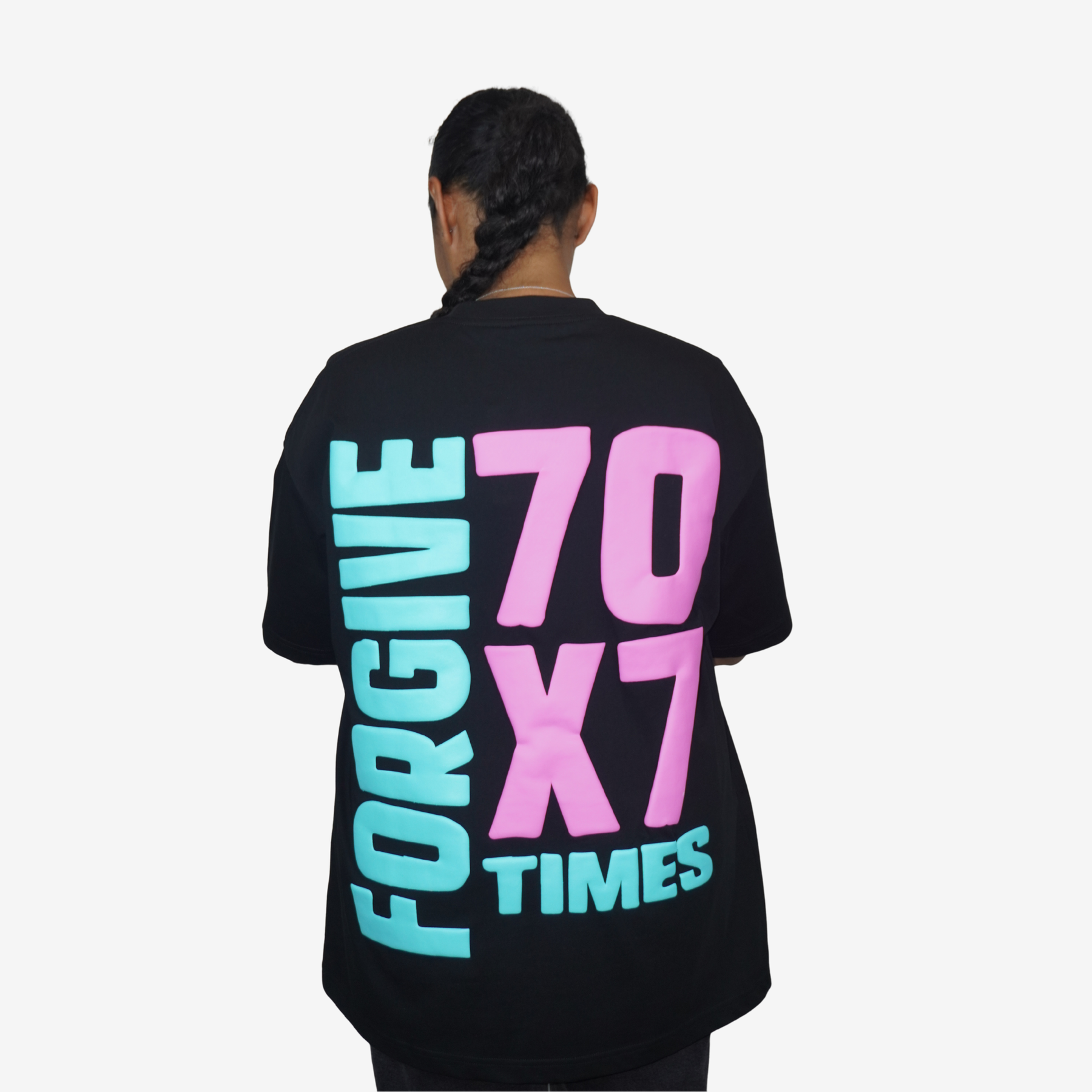 70x7 FORGIVE – Unisex Premium Oversized T-Shirt