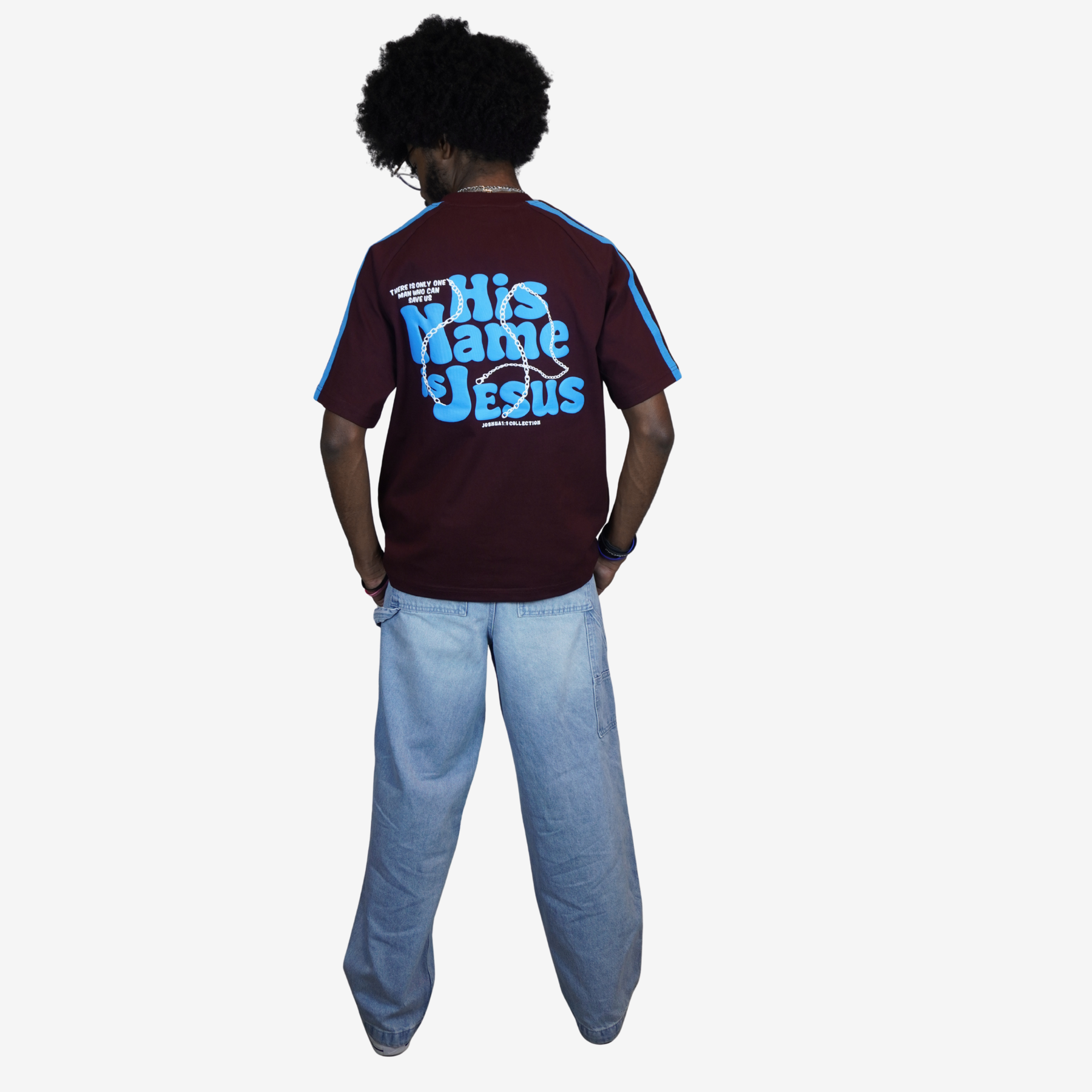 ALPHA AND OMEGA – Unisex Premium Oversized 3D Puff Print T-Shirt