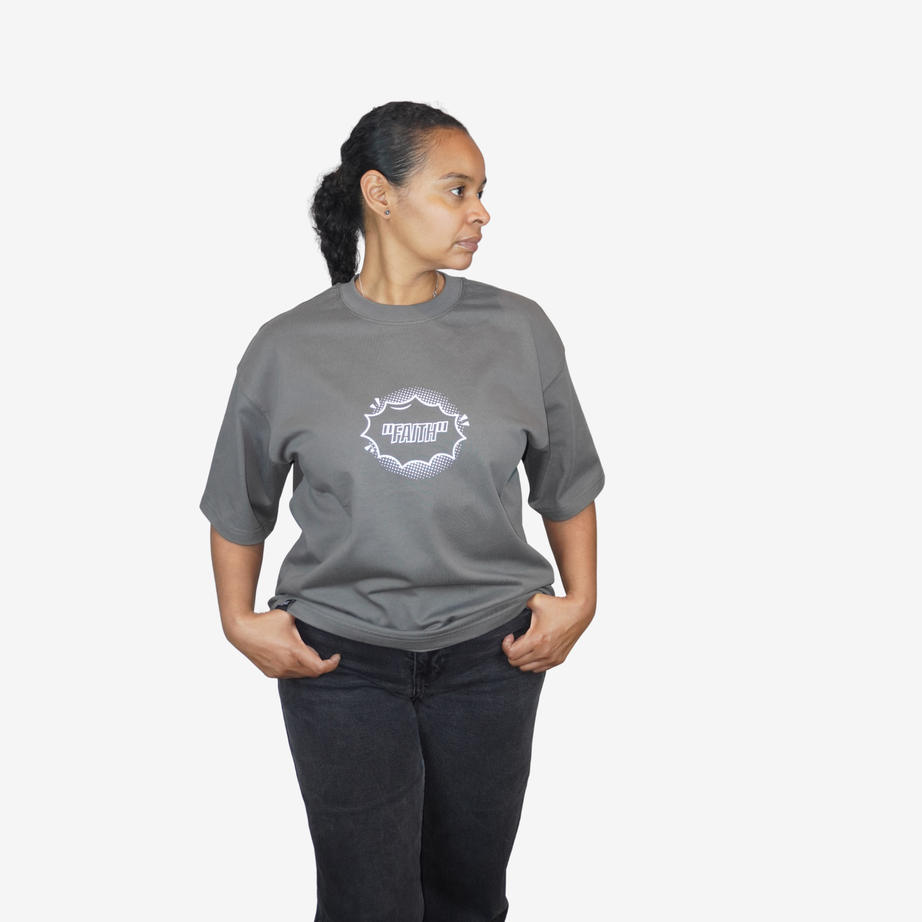FAITH – Unisex Premium Oversized T-Shirt