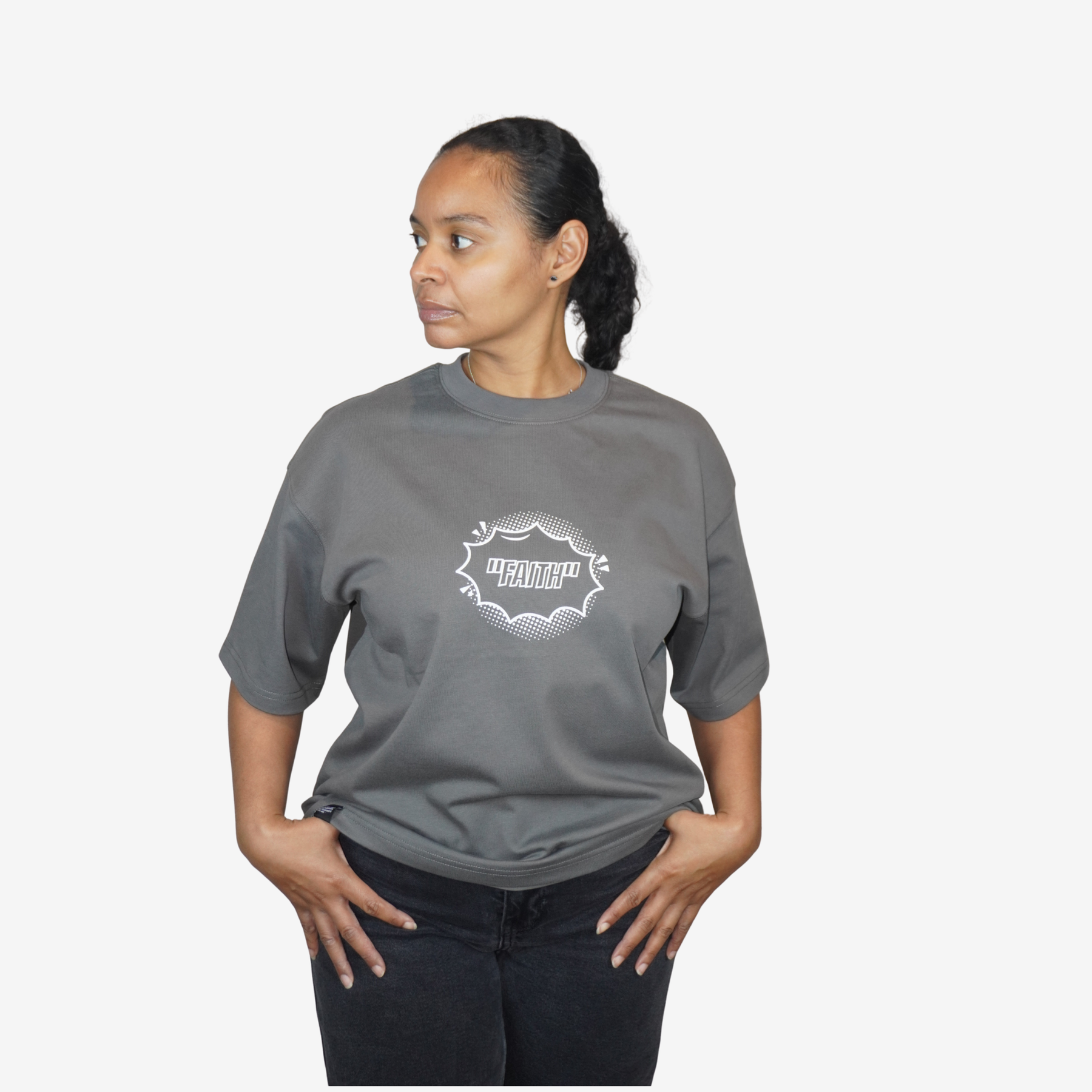 FAITH – Unisex Premium Oversized T-Shirt