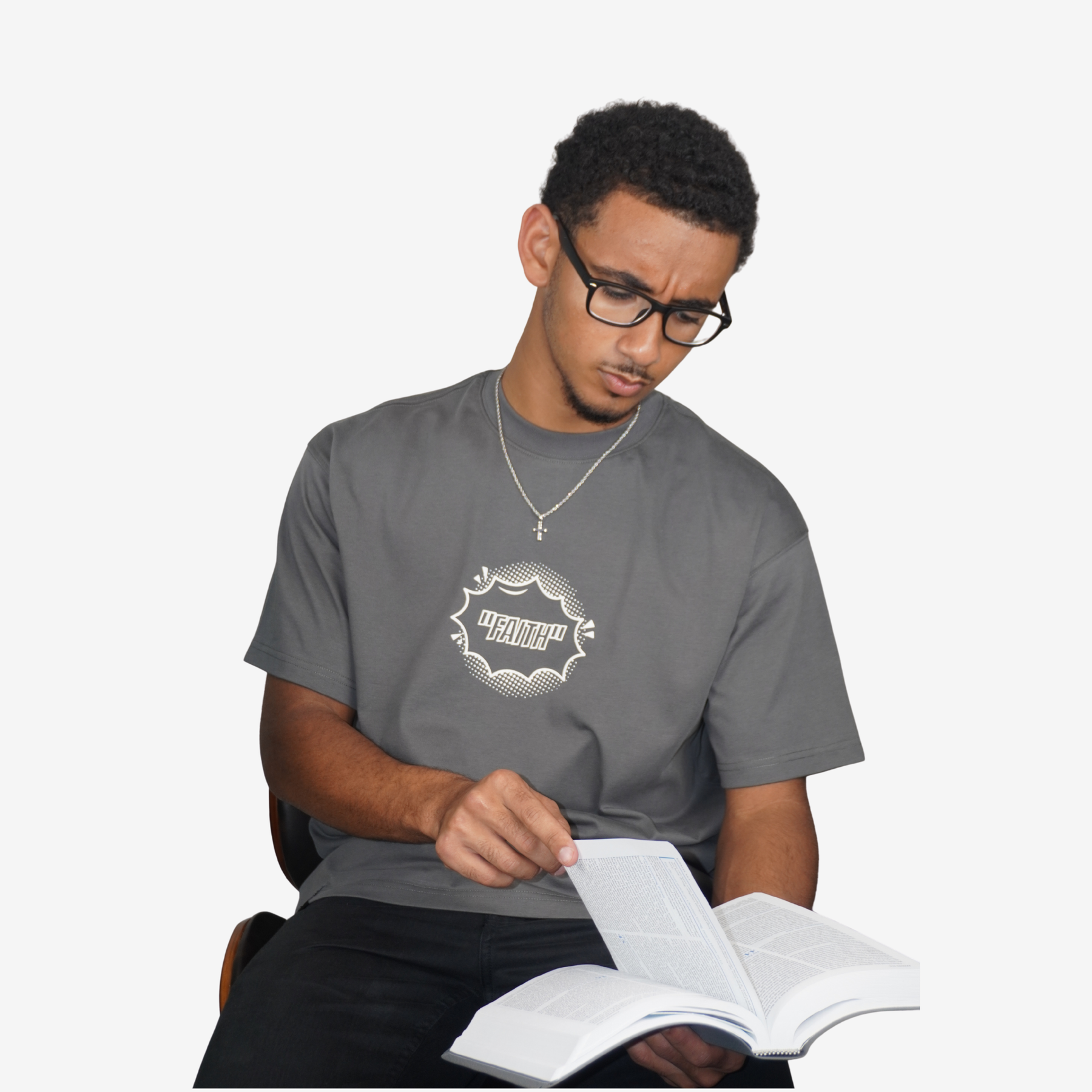 FAITH – Unisex Premium Oversized T-Shirt