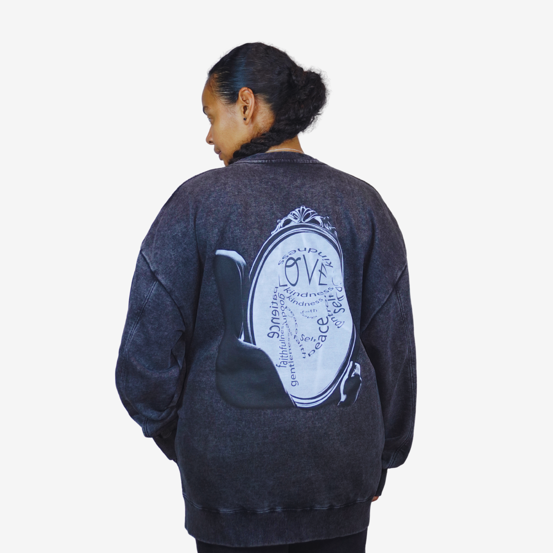 SELEM ELOHIM – Unisex Premium Oversized Embroidered Sweatshirt w/ Side Pockets