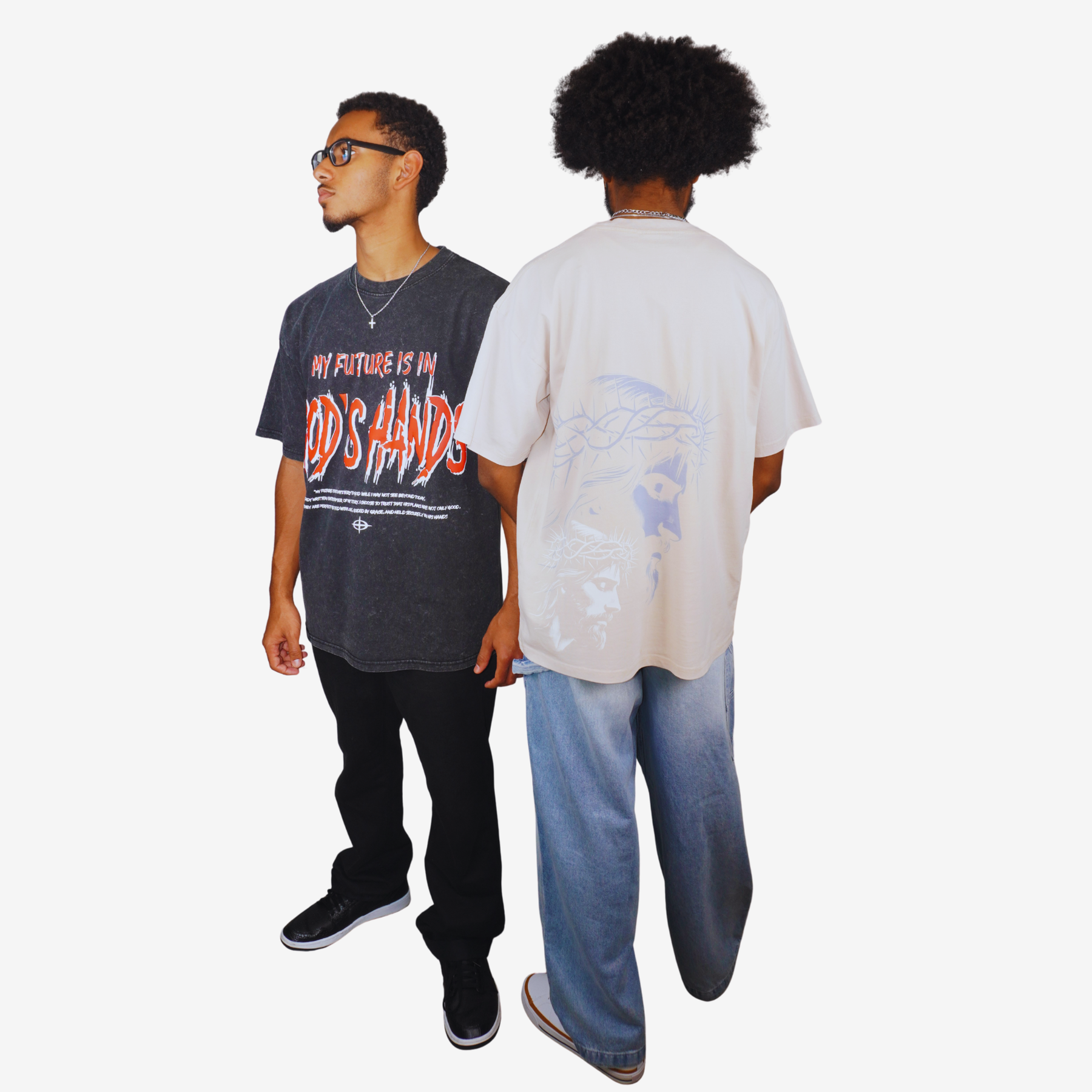 GOD'S HAND – Unisex Premium Oversized T-Shirt