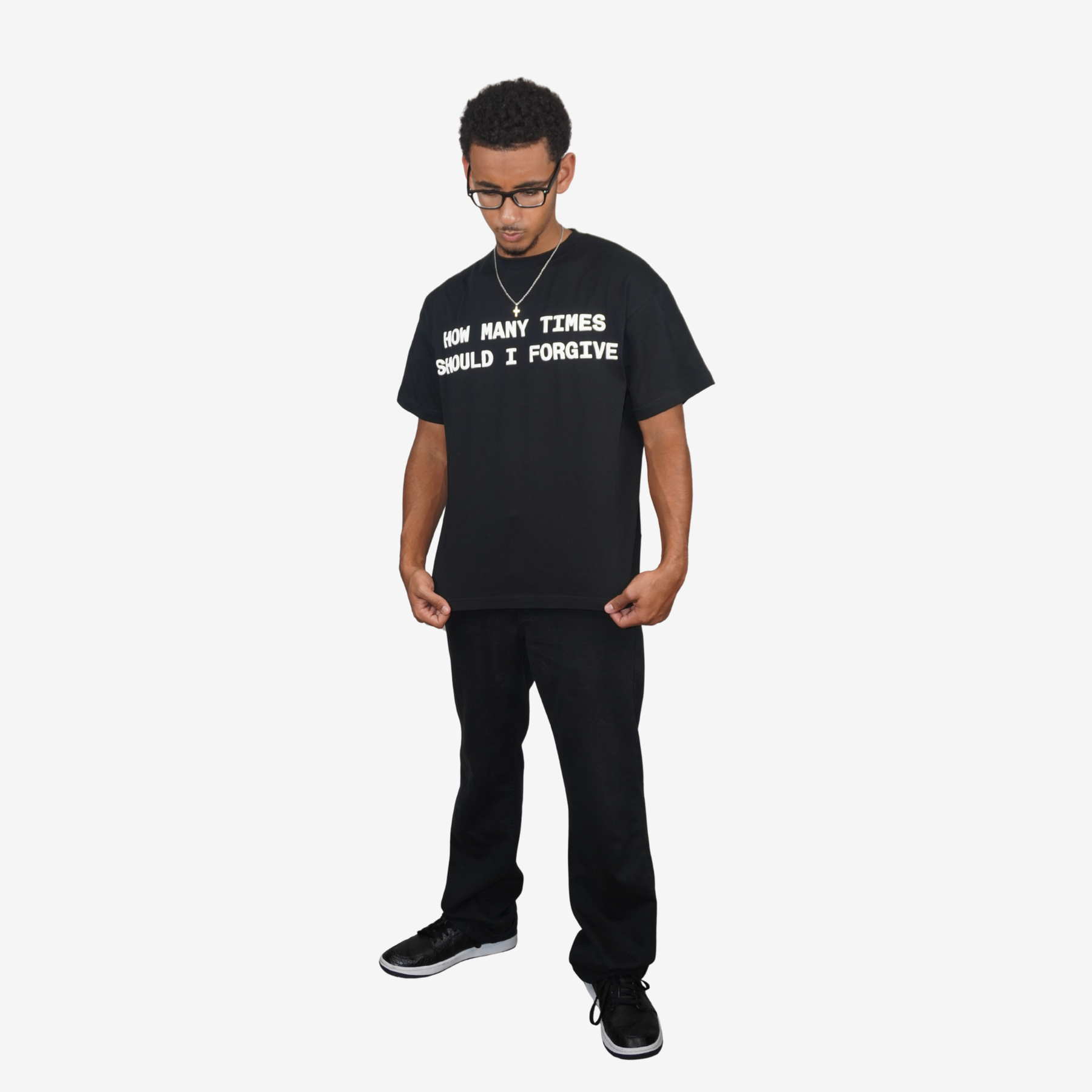 70x7 FORGIVE – Unisex Premium Oversized T-Shirt