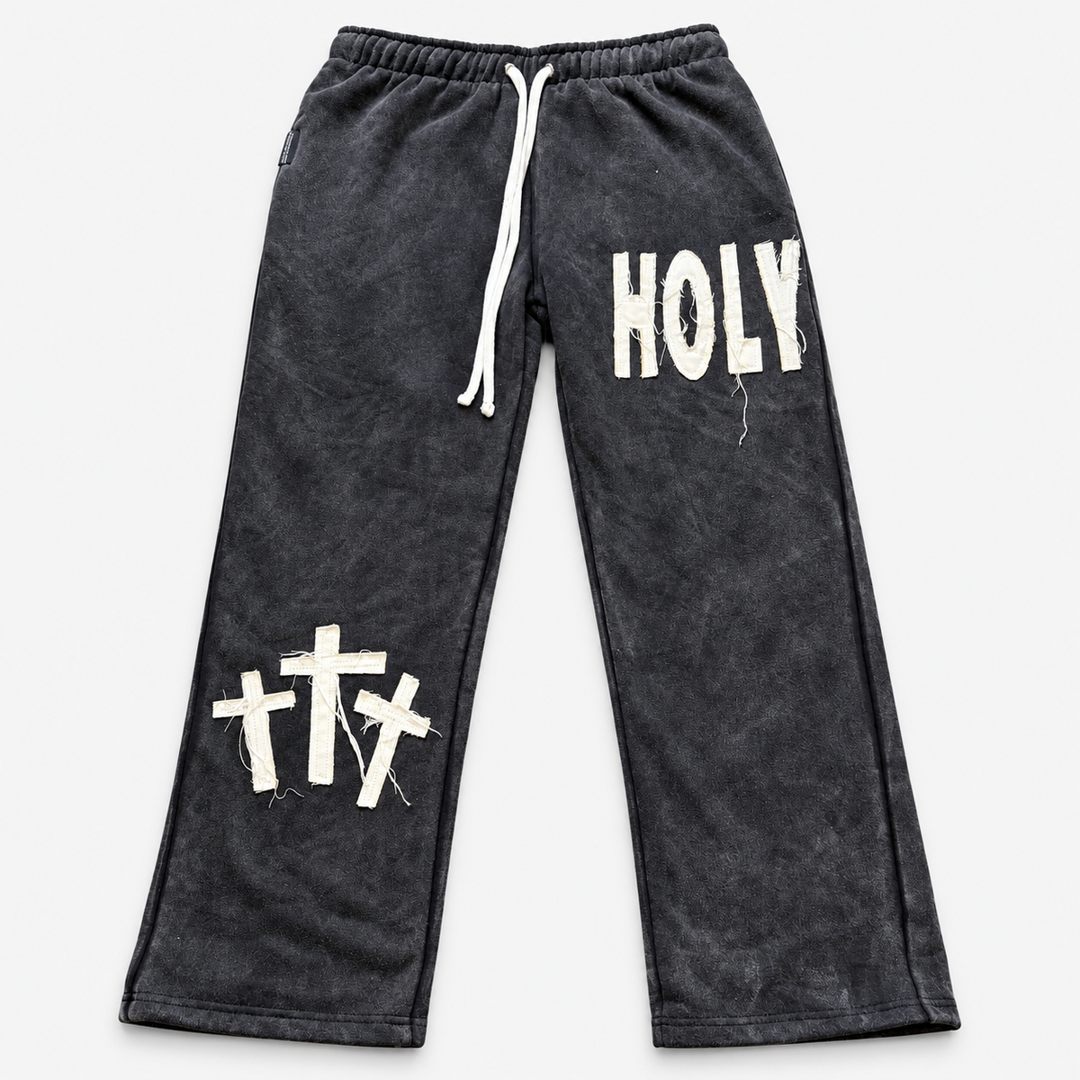 DISTRESSED HOLY THREE CROSSES Premium Sweatpants