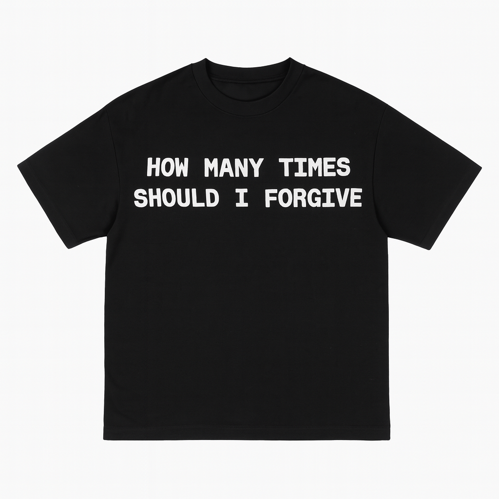 70x7 FORGIVE – Unisex Premium Oversized T-Shirt