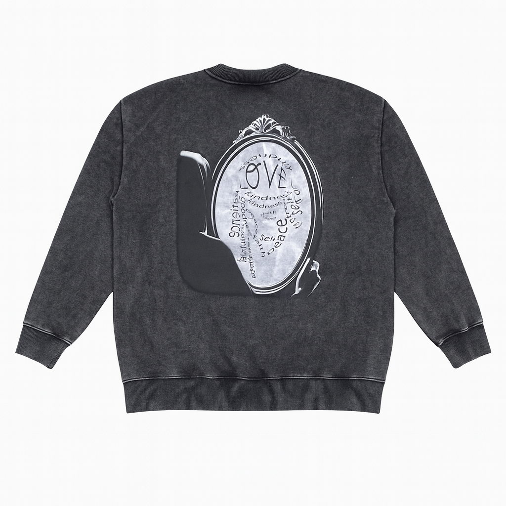 SELEM ELOHIM – Unisex Premium Oversized Embroidered Sweatshirt w/ Side Pockets