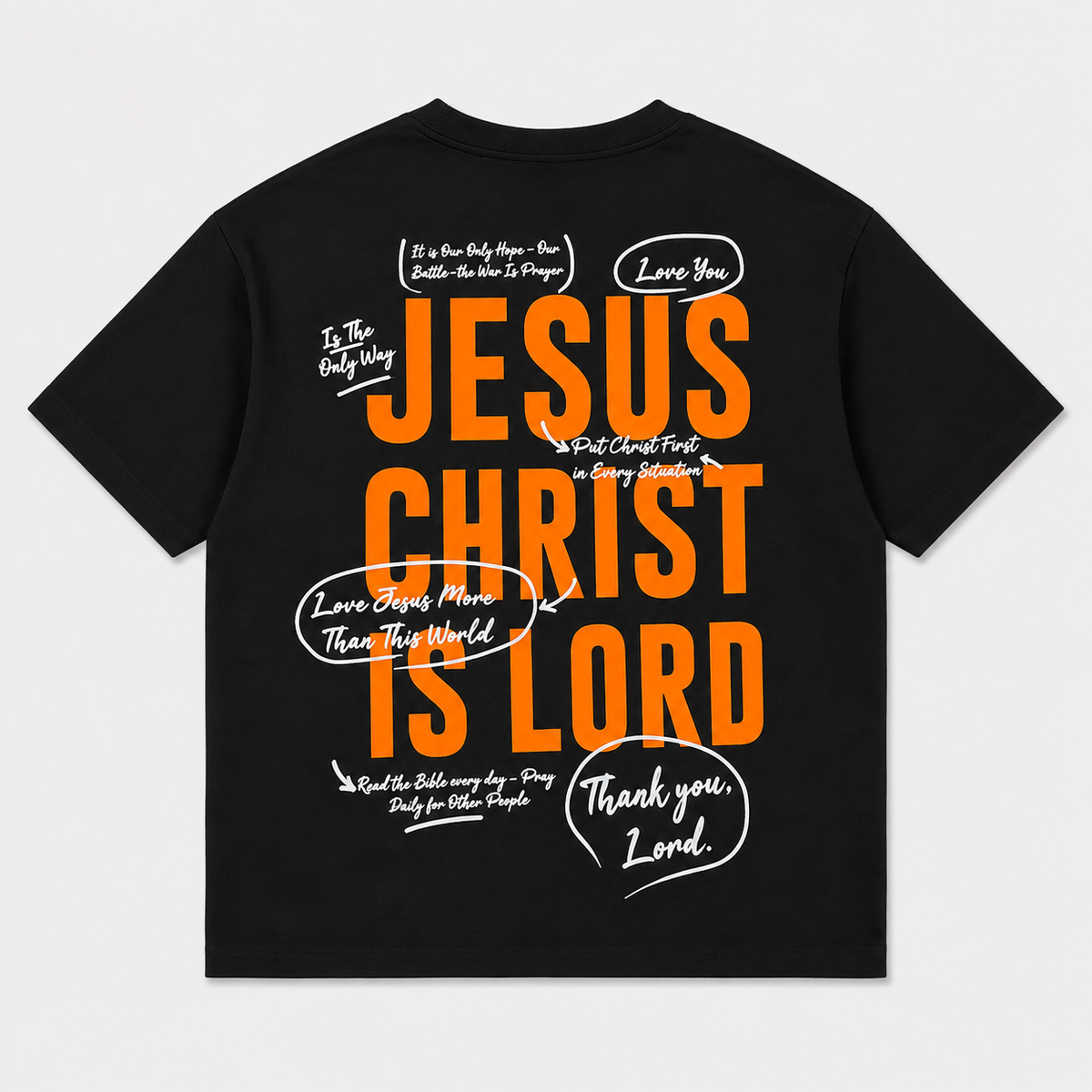 JESUS CHRIST IS LORD™ — SIGNATURE 3D PUFF PRINT TEE
