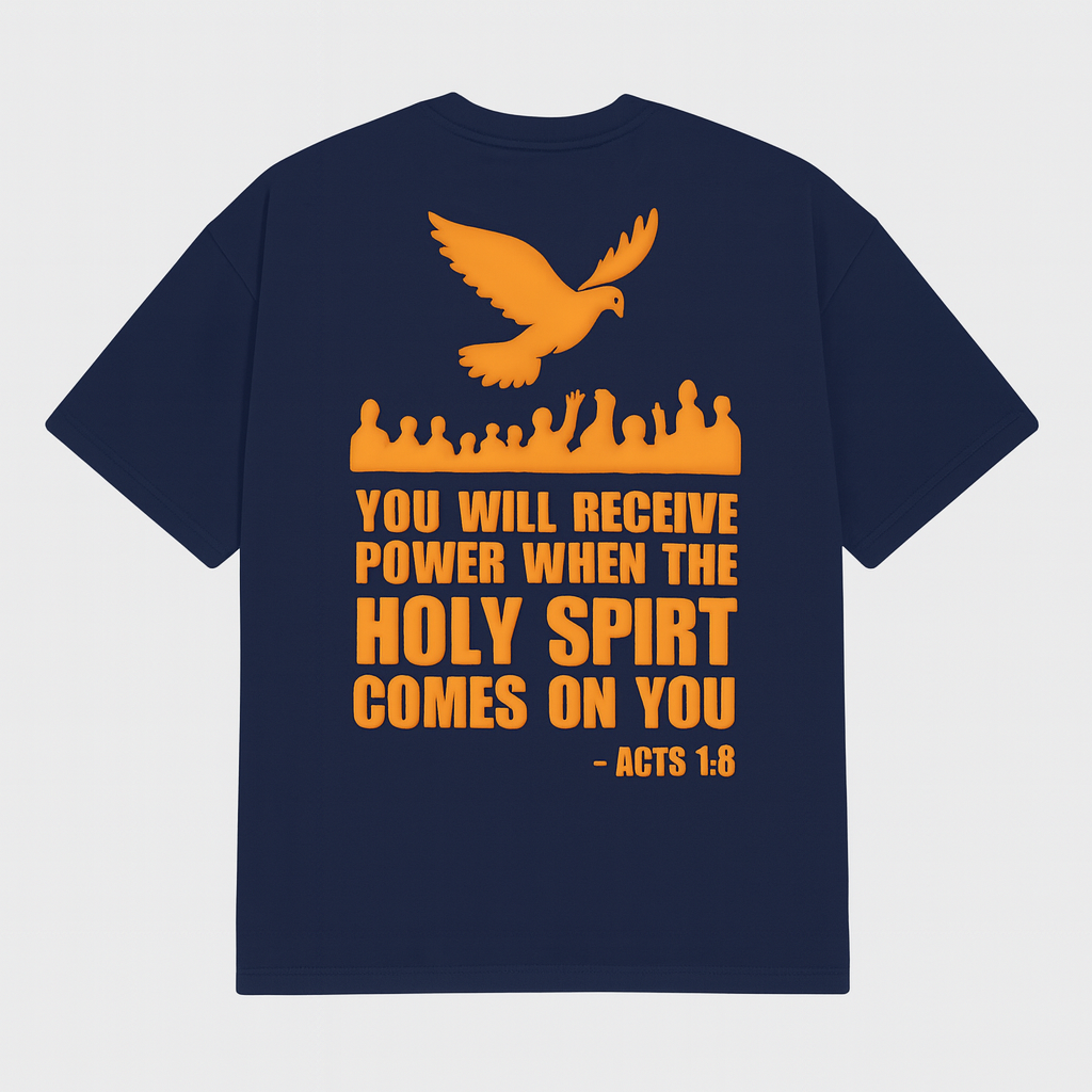 UPPER ROOM Oversize Tee — 3D Puff Print Edition