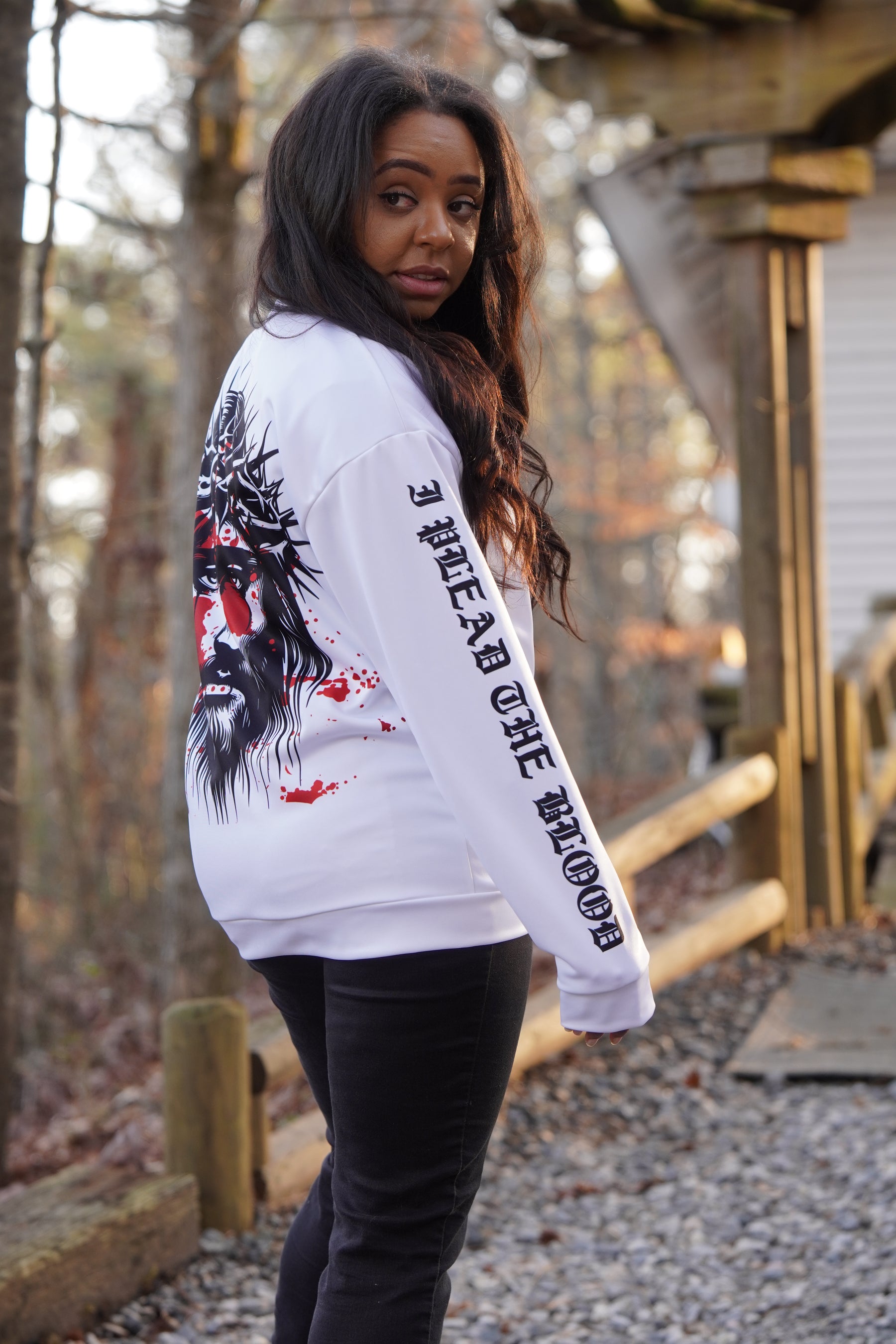 Plead The Blood I Unisex Bomber Jacket