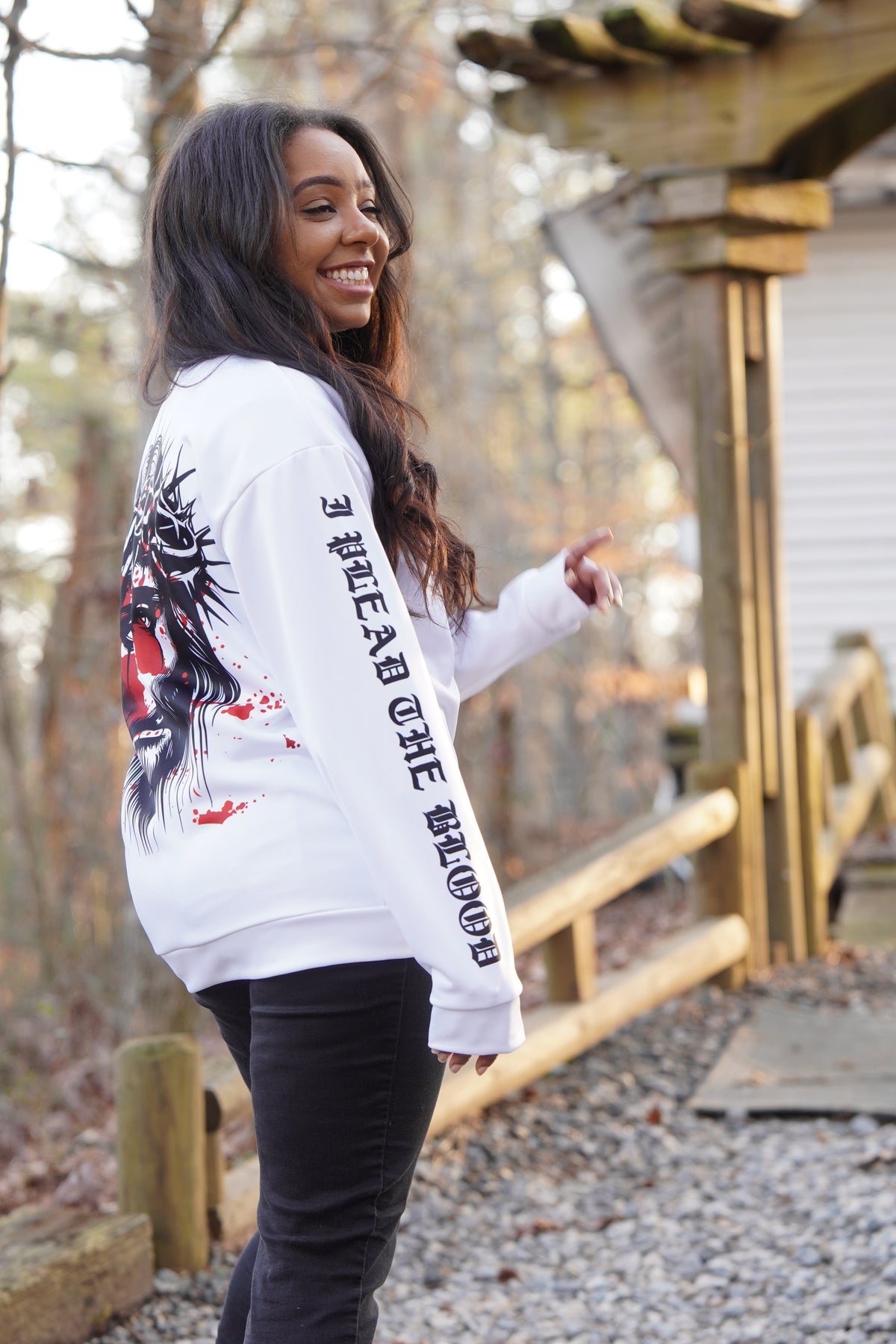 Plead The Blood I Unisex Bomber Jacket