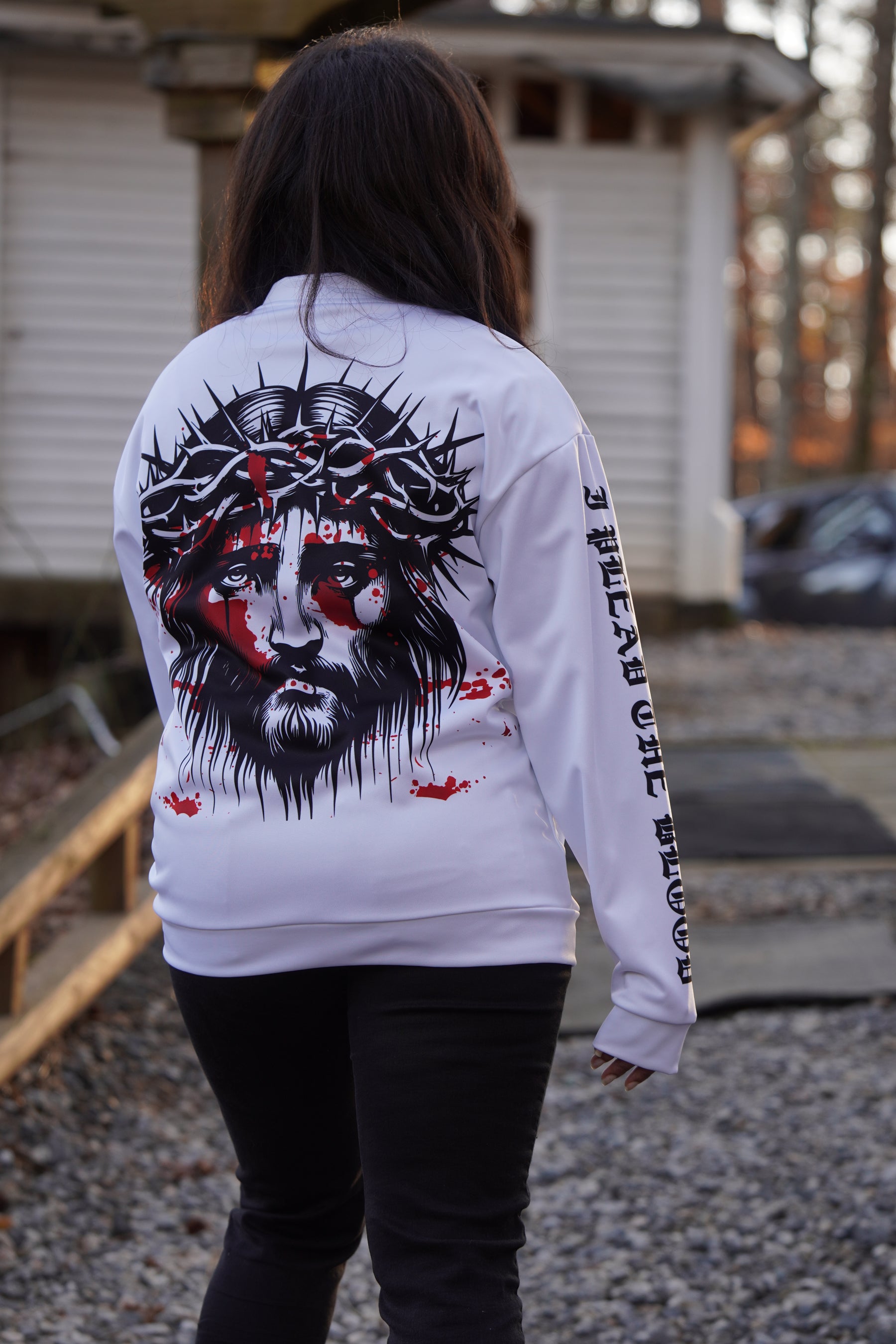Plead The Blood I Unisex Bomber Jacket
