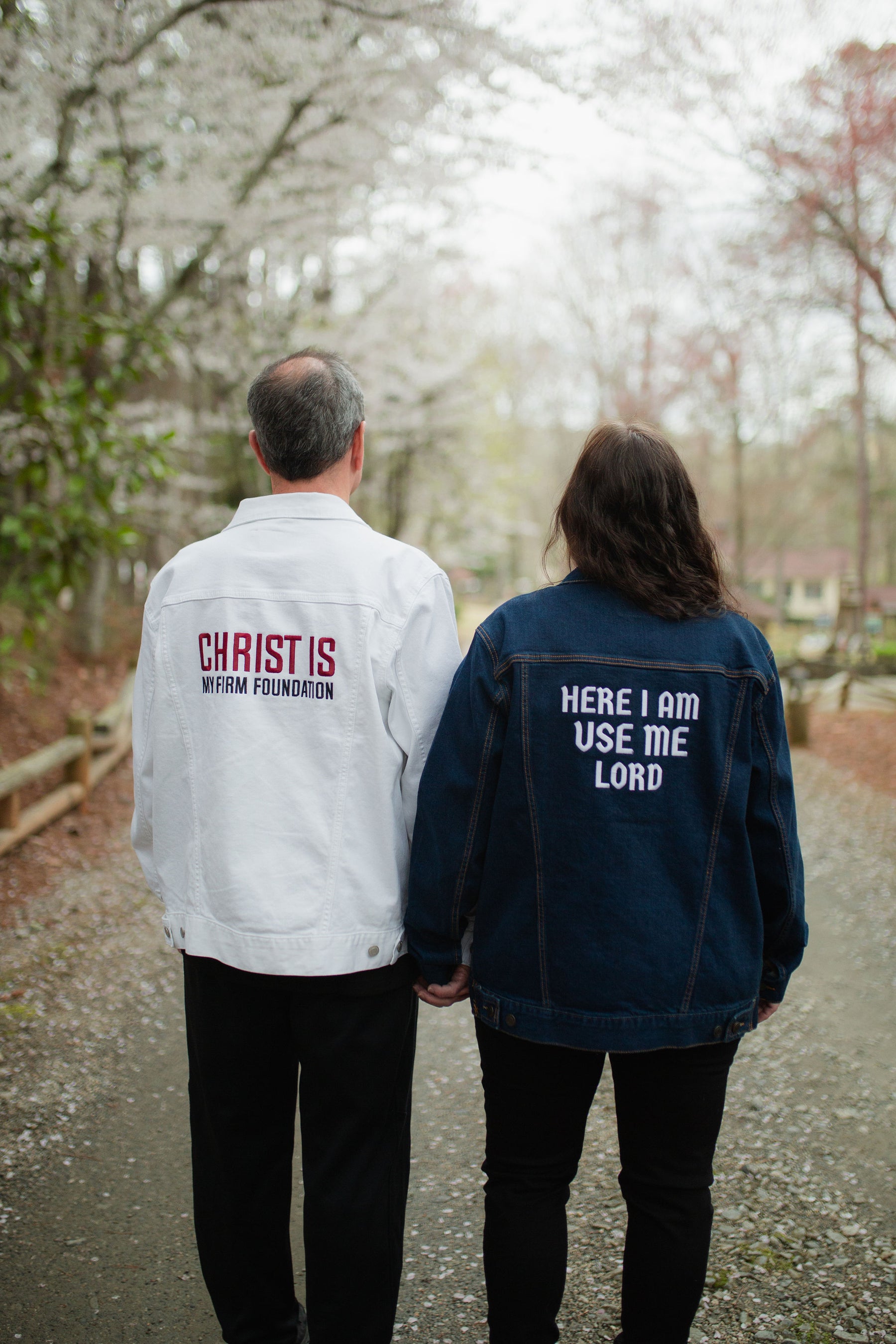 HERE I AM I UNISEX DENIM JACKET