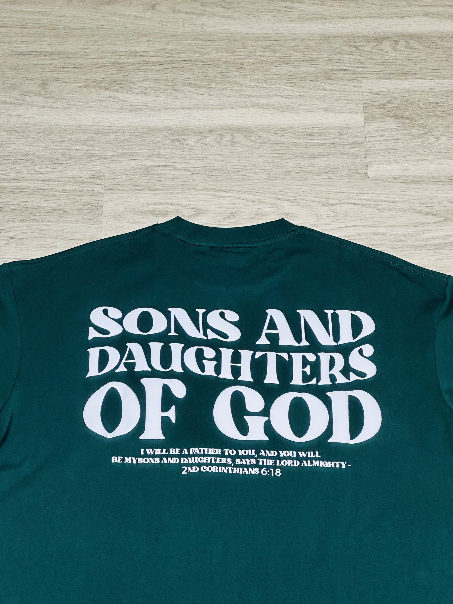 PRAYER / Sons and Daughters of God – Unisex Premium 3D Puff Print T-Shirt