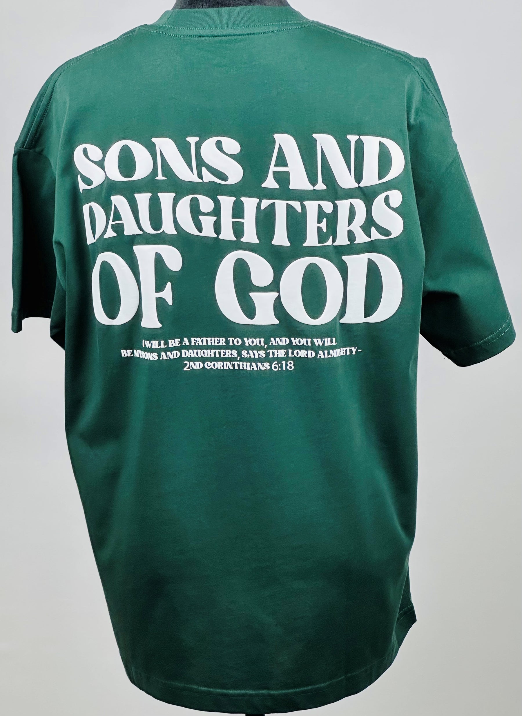 PRAYER / Sons and Daughters of God – Unisex Premium 3D Puff Print T-Shirt