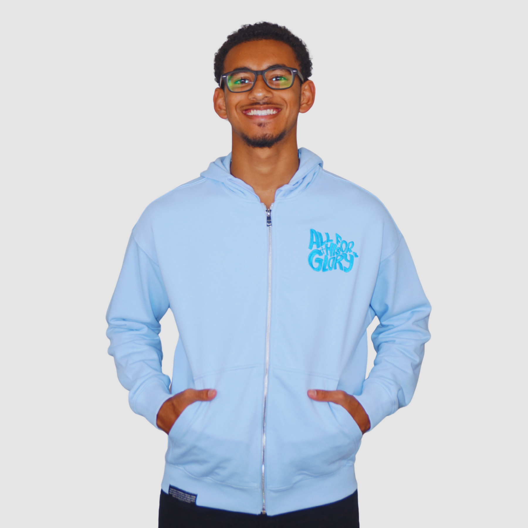 GOD’S CHILD I Luxury Oversized Heavyweight Zip-Up Hoodie – Unisex