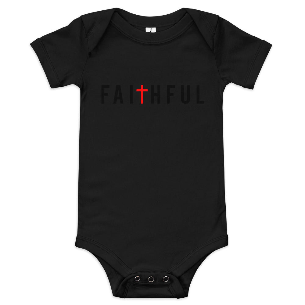 Faithful I Baby short sleeve one piece