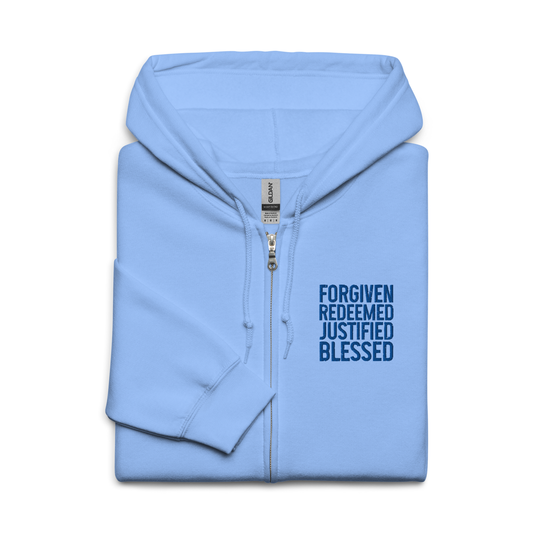 FOLLOW ME I UNISEX HEAVY BLEND ZIP HOODIE