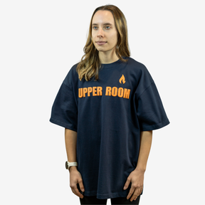 UPPER ROOM Oversize Tee — 3D Puff Print Edition