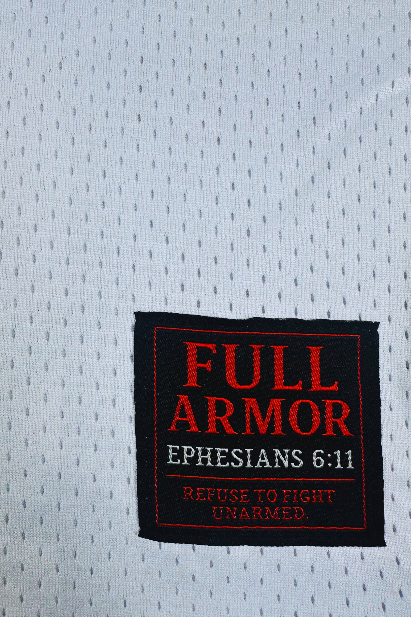 Battle Ready Oversized Jersey – “Full Armor” Edition - WHITE