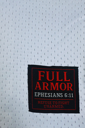 Battle Ready Oversized Jersey – “Full Armor” Edition - WHITE