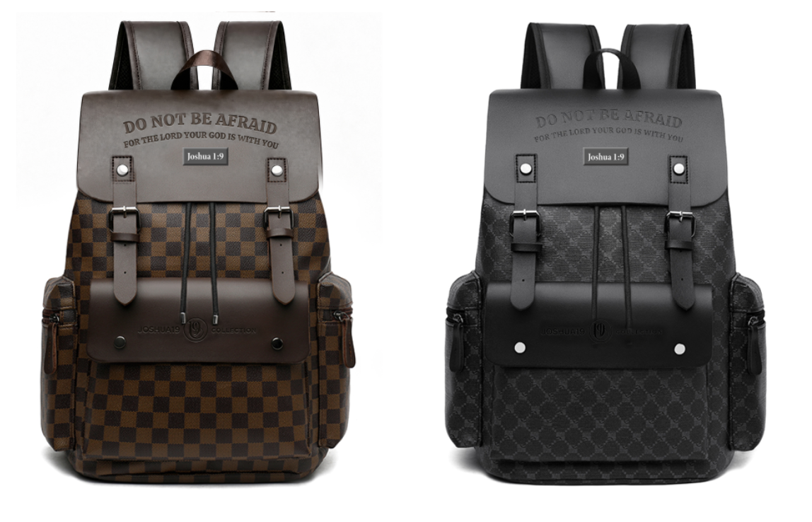 JOSHUA 1:9 — “DO NOT BE AFRAID” PREMIUM BACKPACK - BLACK