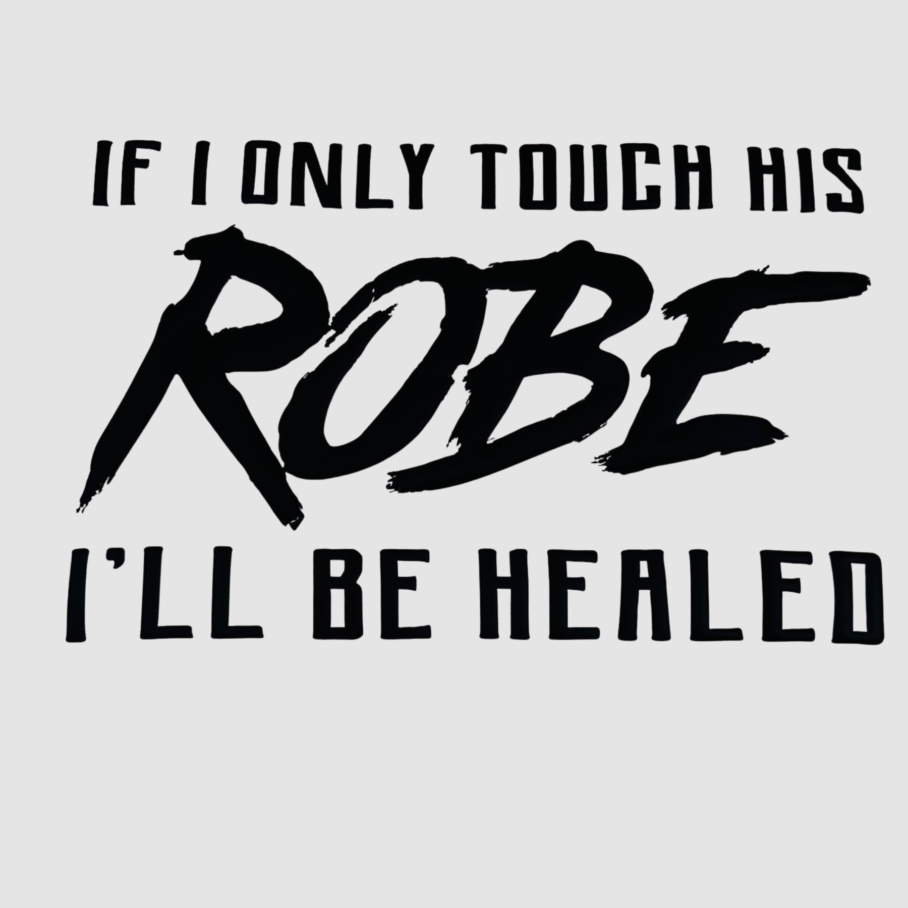 I AM HEALED – Cropped Super Oversize Drop Shoulder Tee (WHITE)