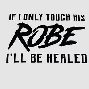 I AM HEALED – Cropped Super Oversize Drop Shoulder Tee (WHITE)