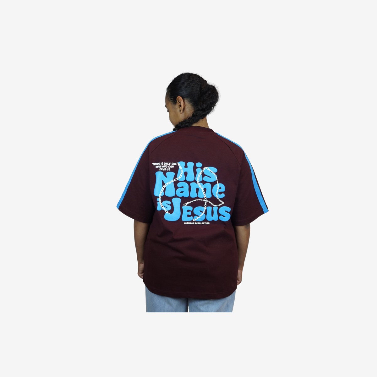 ALPHA AND OMEGA – Unisex Premium Oversized 3D Puff Print T-Shirt