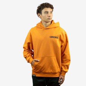 COVERED BY THE BLOOD - Luxury 3D Puff Print Oversize Heavyweight Hoodie