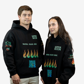 UPPER ROOM — “WAITED. FILLED. SENT.”  Premium Unisex Hoodie