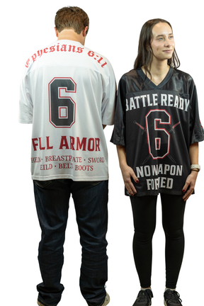 Battle Ready Oversized Jersey – “Full Armor” Edition - WHITE