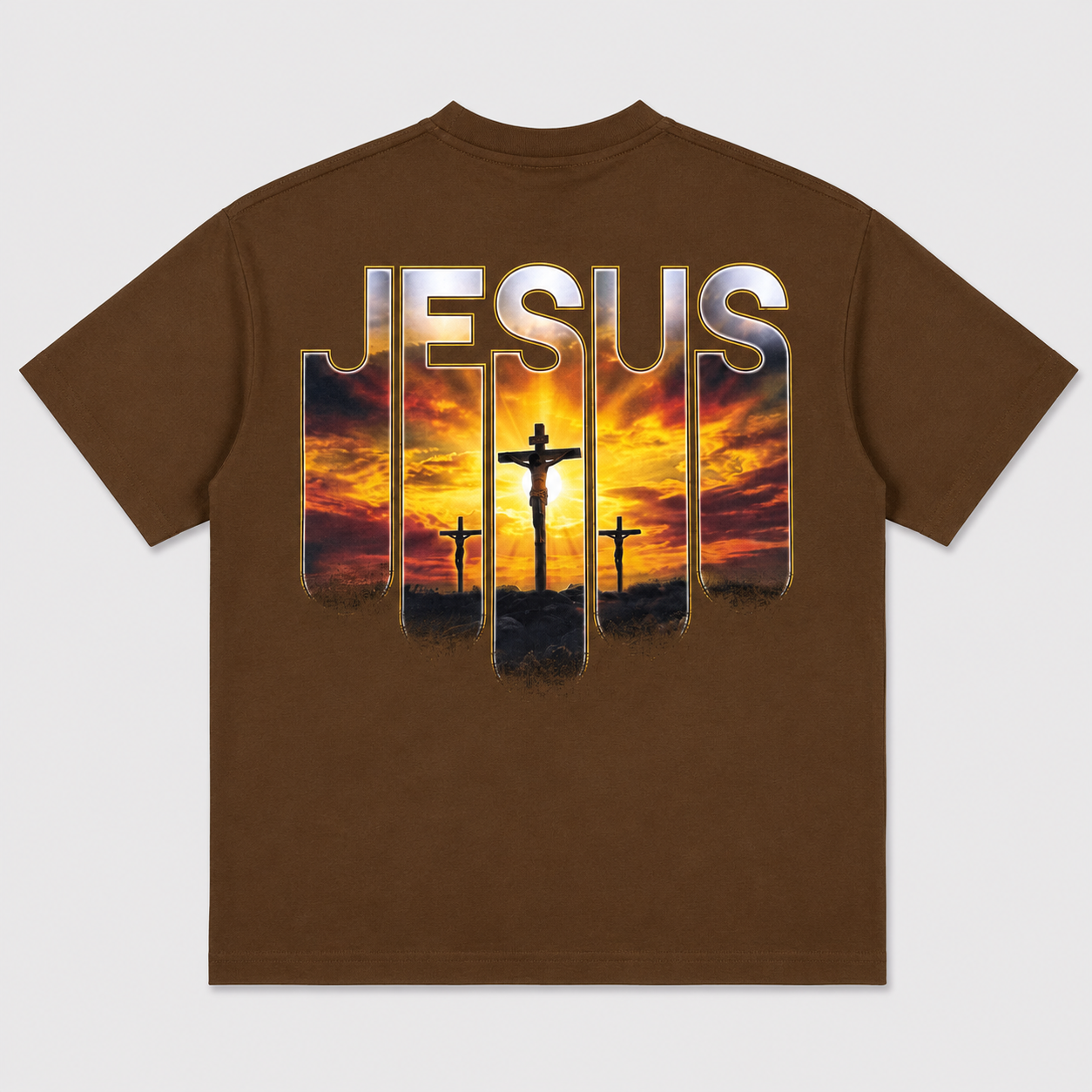 JESUS — THREE CROSS TEE
