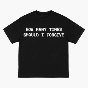 70x7 FORGIVE – Unisex Premium Oversized T-Shirt