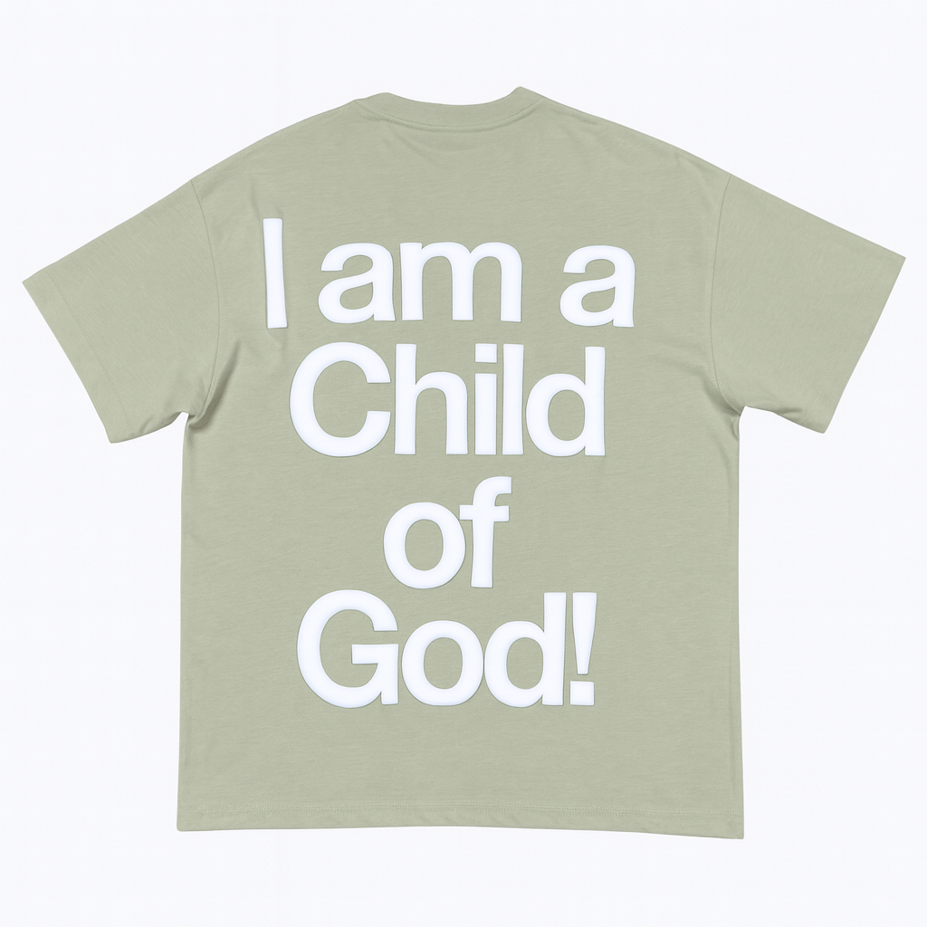 I AM A CHILD OF GOD – Unisex Premium 3D Puff Print T-Shirt