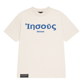 JESUS — Greek (Ἰησοῦς / Iēsous) – Unisex Premium Oversized T-Shirt