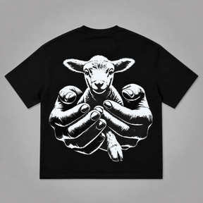 BEHOLD — THE LAMB OF GOD™ SIGNATURE PREMIUM PUFF PRINT TEE