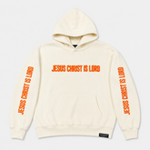 JESUS CHRIST IS LORD — SIGNATURE FULL FLEECE HOODIE i APRICOT