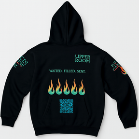 UPPER ROOM — “WAITED. FILLED. SENT.”  Premium Unisex Hoodie