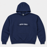 SEEK FIRST | JESUS HOODIE | ZIP AND SIDE POCKETS