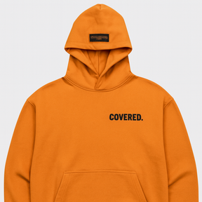 COVERED BY THE BLOOD - Luxury 3D Puff Print Oversize Heavyweight Hoodie
