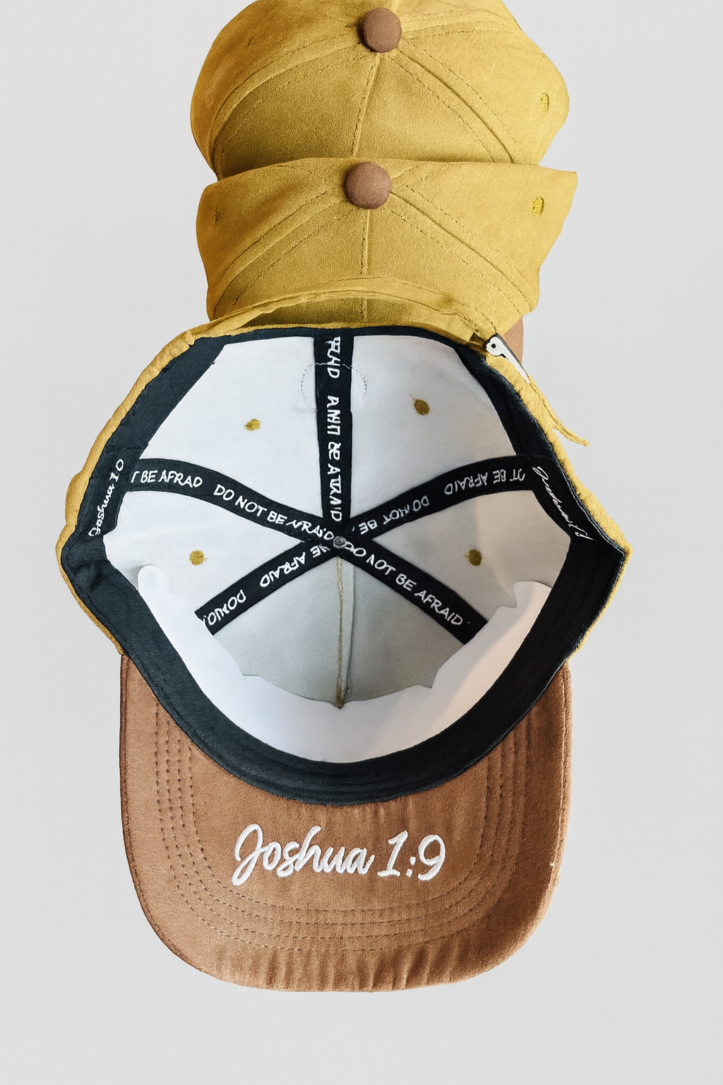 Joshua 1:9 – Premium Suede Baseball Cap