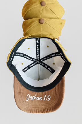 Joshua 1:9 – Premium Suede Baseball Cap