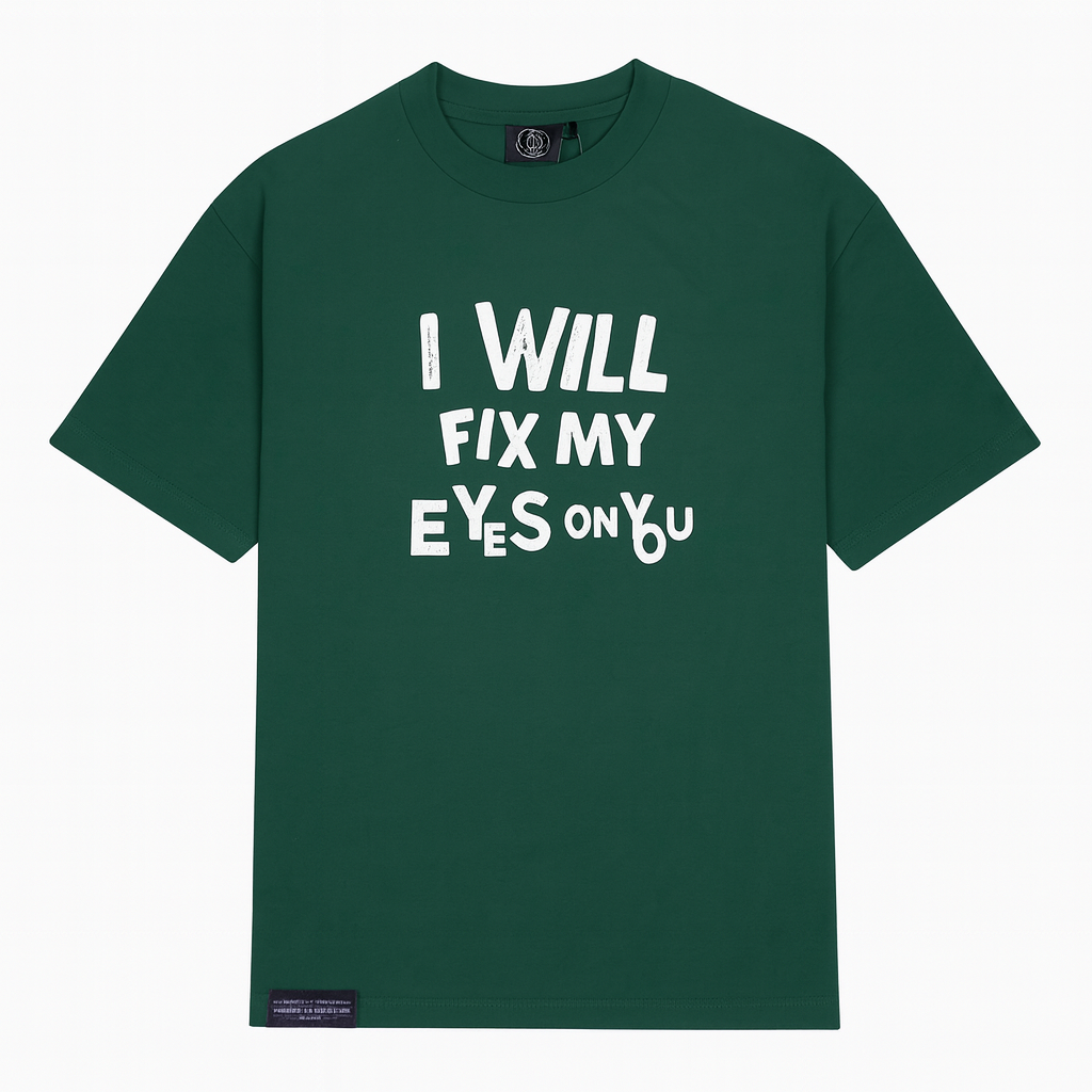I WILL FIX MY EYES ON YOU / ONLY YOU JESUS – Unisex Premium Oversized T-Shirt