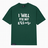 I WILL FIX MY EYES ON YOU / ONLY YOU JESUS – Unisex Premium Oversized T-Shirt
