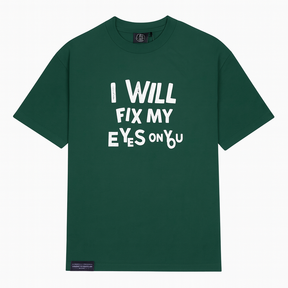 I WILL FIX MY EYES ON YOU / ONLY YOU JESUS – Unisex Premium Oversized T-Shirt