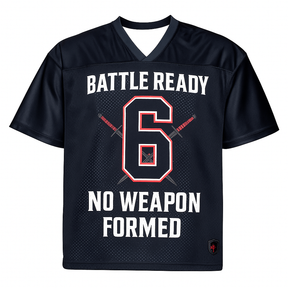 Battle Ready Oversized Jersey – “Full Armor” Edition - BLACK