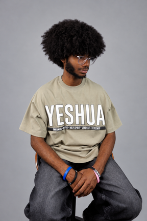 YESHUA | Signature 3D Puff Print Oversized Tee