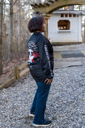 Plead The Blood I Unisex Bomber Jacket