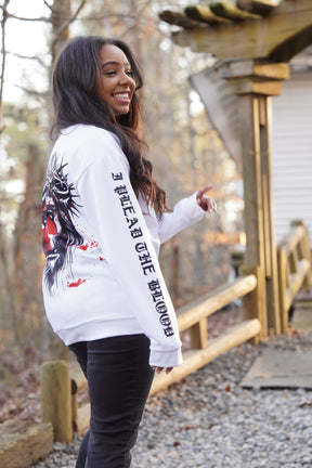 Plead The Blood I Unisex Bomber Jacket